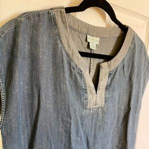 Denim colored Cotton Dress
